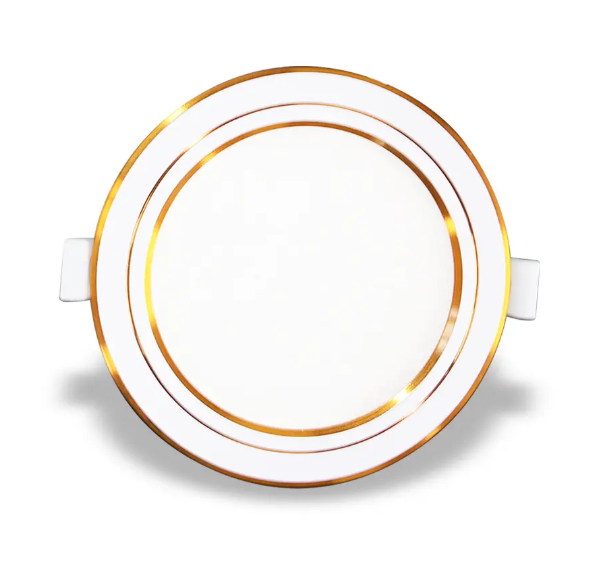 Đèn LED Downlight siêu mỏng 12W Nanoco viền vàng - Hera Series
