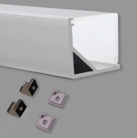Nẹp nhôm dùng cho LED dây trong nhà Nanoco
