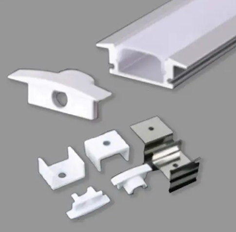 Nẹp nhôm dùng cho LED dây trong nhà Nanoco