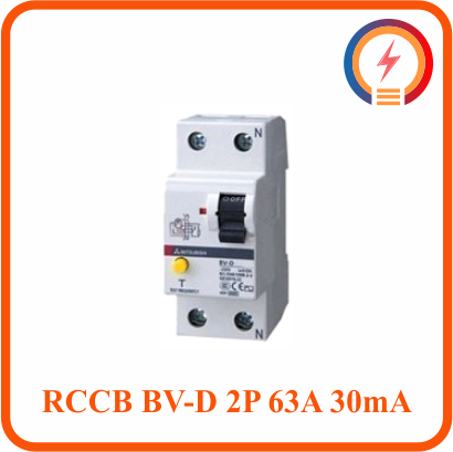  RCCB BV-D 2P 63A 30mA Mitsubishi 