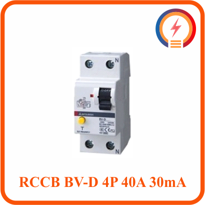  RCCB BV-D 4P 40A 30mA Mitsubishi 