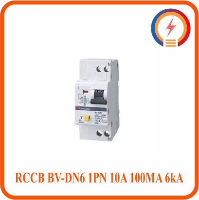  RCCB BV-DN6 1PN 10A 100MA 6kA Mitsubishi 