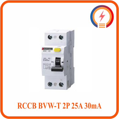  Cầu Dao Chống Rò RCCB BVW-T 2P 25A 30mA Mitsubishi 