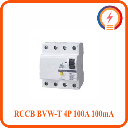  Cầu Dao Chống Rò RCCB BVW-T 4P 100A 100mA Mitsubishi 