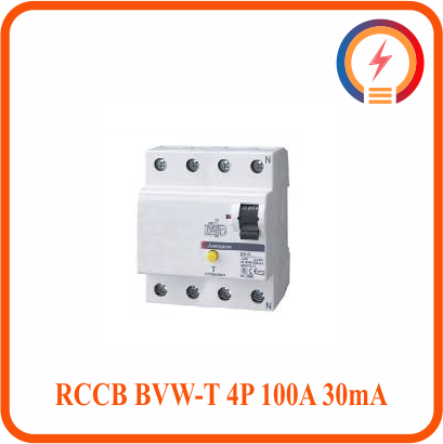  Cầu Dao Chống Rò RCCB BVW-T 4P 100A 30mA Mitsubishi 