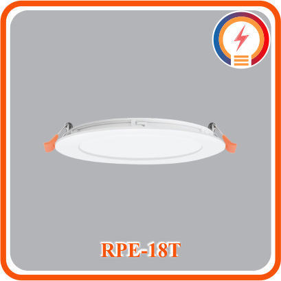  Đèn Led Âm Trần Tròn 18w Trắng, Vàng MPE - ( RPE-18T/ RPE-18V ) 