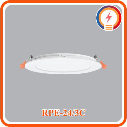  Đèn Led Âm Trần Tròn 24W 3 Màu MPE - ( RPE-24/3C ) 