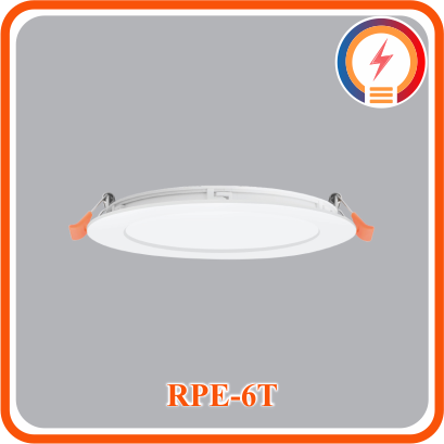  Đèn Led Âm Trần Tròn 6w Trắng, Vàng MPE - ( RPE-6T/ RPE-6V ) 