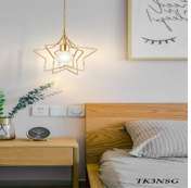 ĐÈN THẢ HIỆN ĐẠI KHUNG 3 VÒNG NGÔI SAO