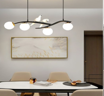 Đèn Thả Đôi Chim Chao Sứ 8816-4