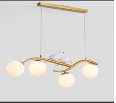 Đèn Thả Đôi Chim Chao Sứ 8816-4