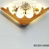 Đèn Tường 3D Cây Sắc Màu 6012