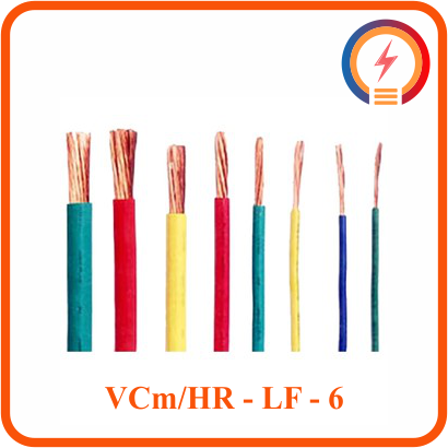  Dây điện lực chịu nhiệt cao Cadivi VCm/HR - LF - 6 - 600V 