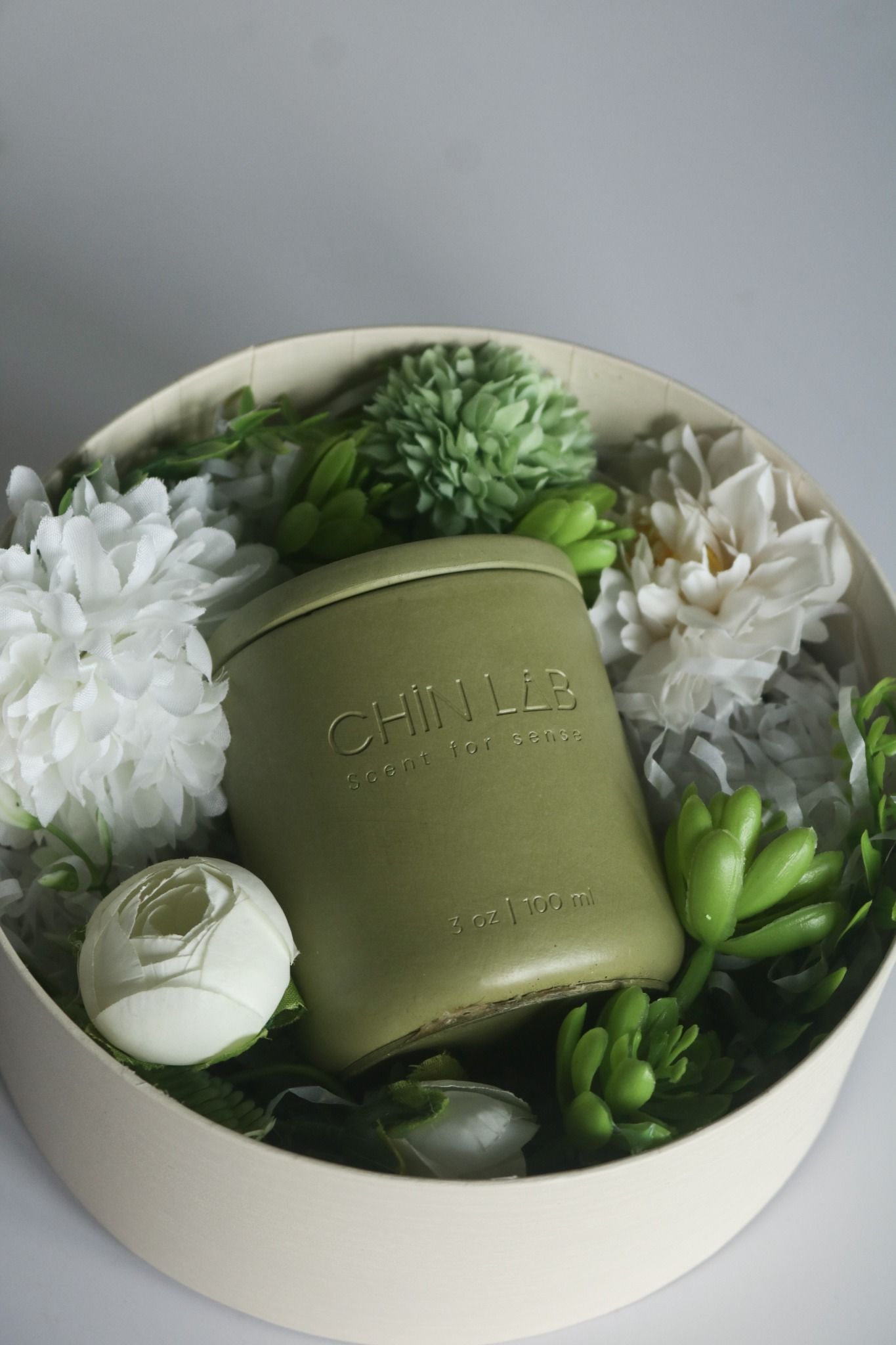 Set Quà Nến Thơm Hoa Xanh