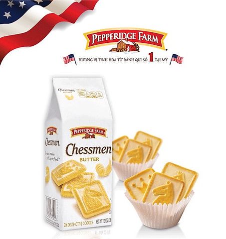  A9-Bánh bơ Chessmen hiệu Pepperidge Farm – gói 206g 