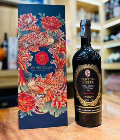  Rượu Vang Ý Cantina Vierre Vino Rosso D’italia 