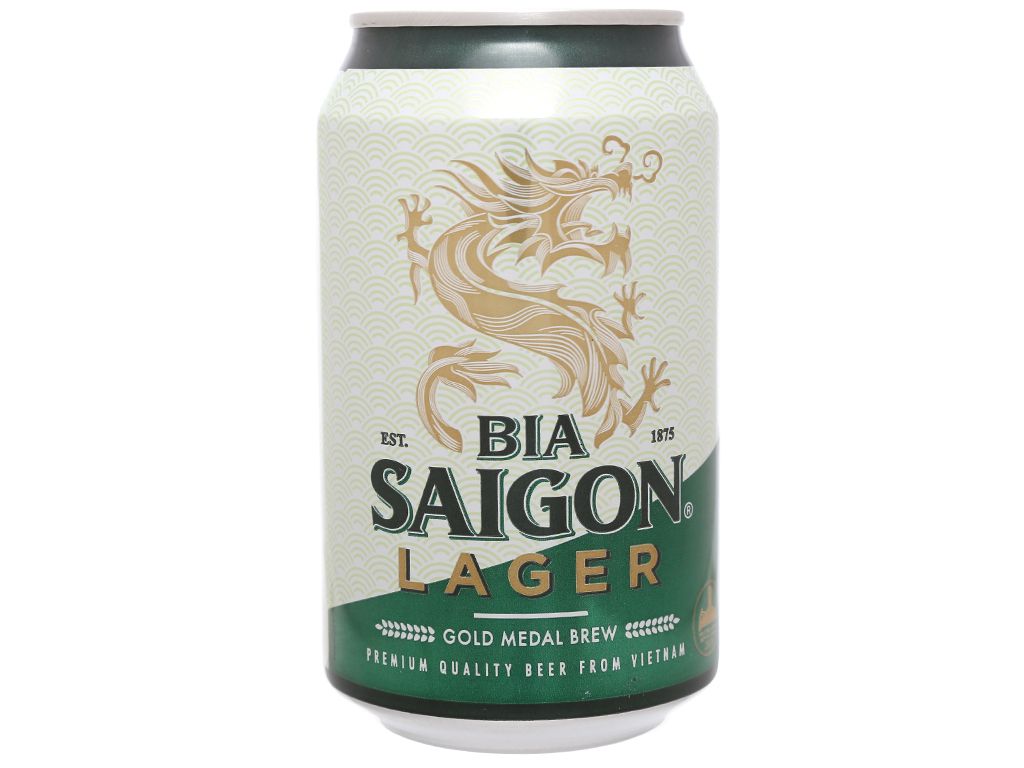 Thùng Bia Sài Gòn Lager  24 lon thường (330ml/ lon)