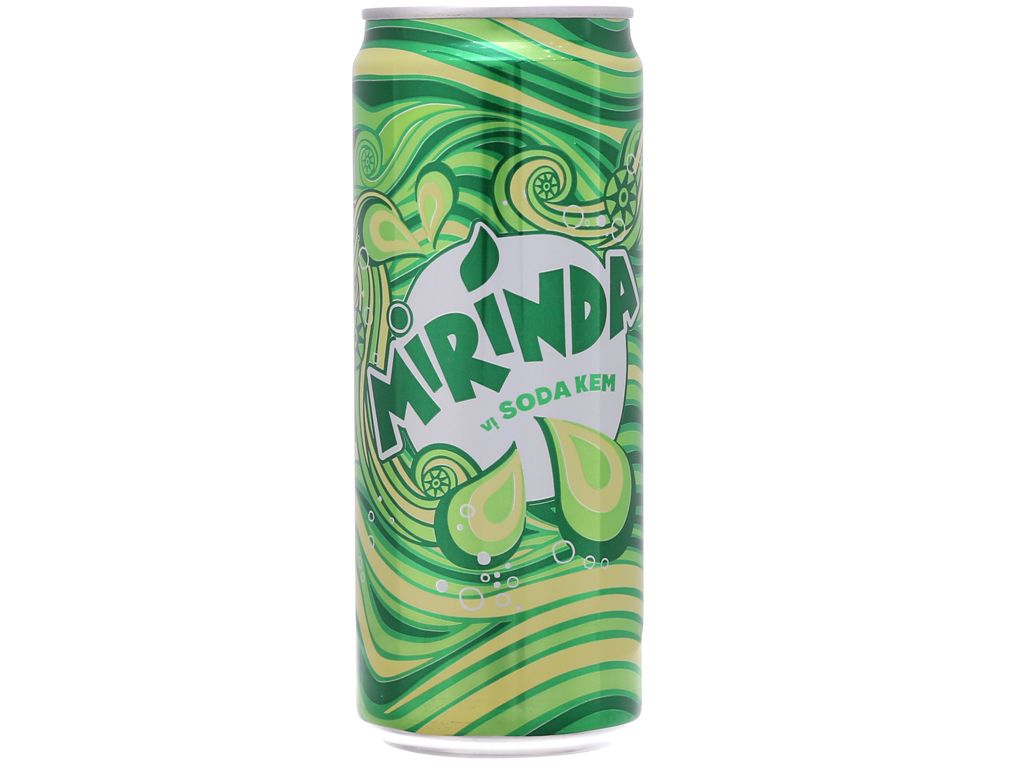 Thùng Mirinda Soda kem lon ( 320ml/24 lon)