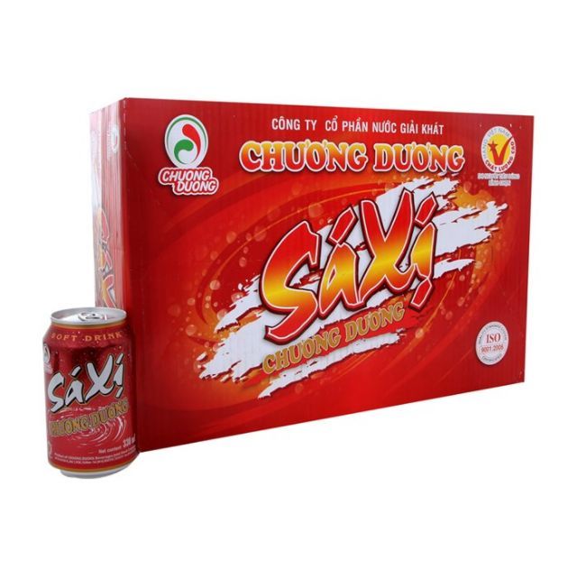 Thùng Sá xị Chương Dương lon                   ( 330ml/24 lon)