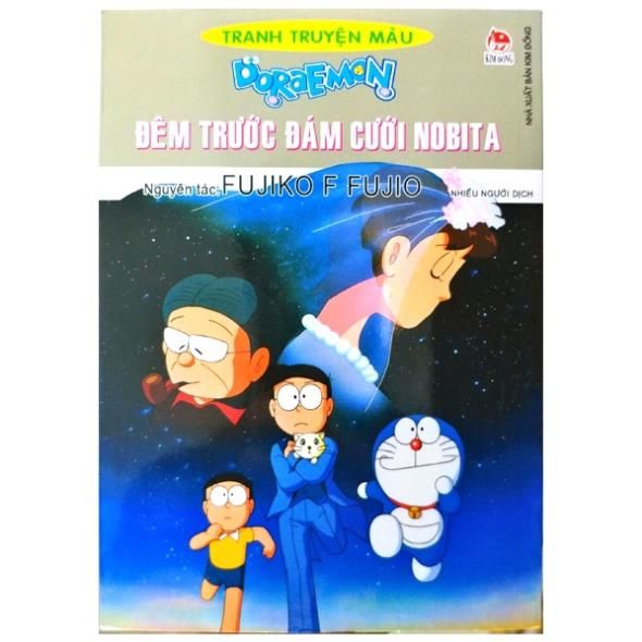 Sách - Doraemon Tranh Truyện Màu - Đêm Trước Đám Cưới Nobita (Tái Bản) - NXB Kim Đồng