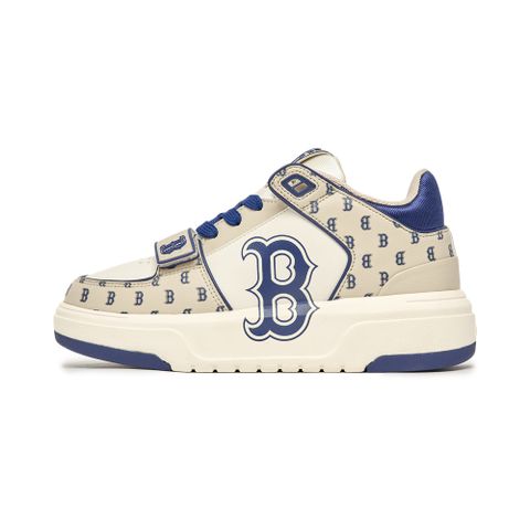 MLB Việt Nam | Giày MLB Chunky Liner Mid Classic Monogram Boston Red Sox L.Beige 3ASXLM13N-43BGL