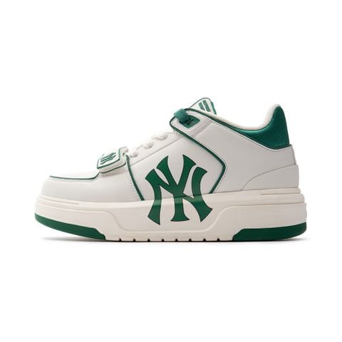 Giày MLB Chính Hãng Korea Chunky Liner Mid New York Yankees Green 3ASXLMB3N-50GNS