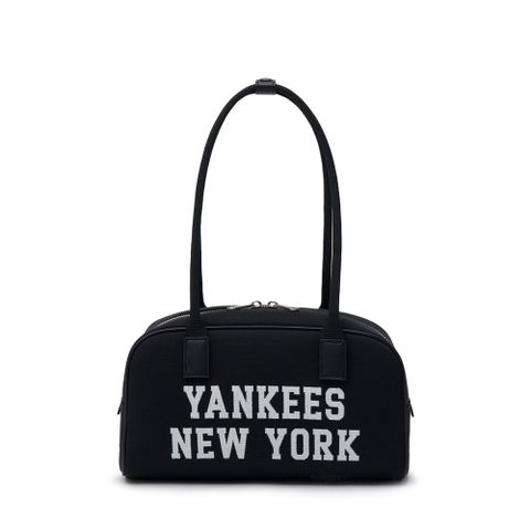 Túi MLB Korea Varsity Jacquark Square Shoulder Bag New York Yankees Black 3ABQL014N-50BKS