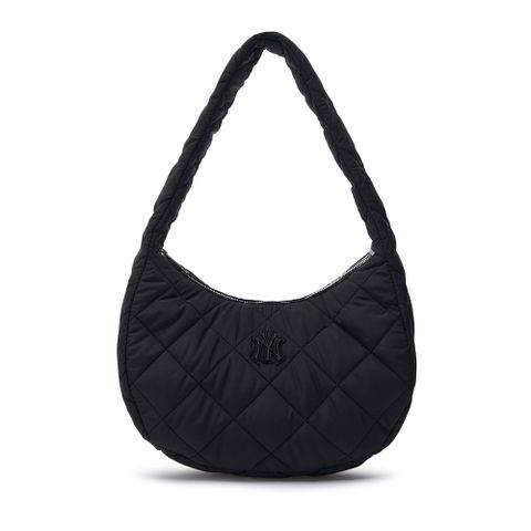 Túi MLB Quilted Hobo Bag Medium New York Yankees Black 3ABQM0936-50BKS