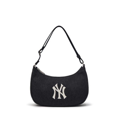 Túi MLB Korea Basic Denim Hobo Bag New York Yankees Navy 3ABQM014N-50NYD