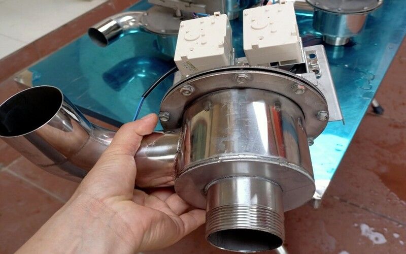 Bộ van xả đáy máy giặt công nghiệp