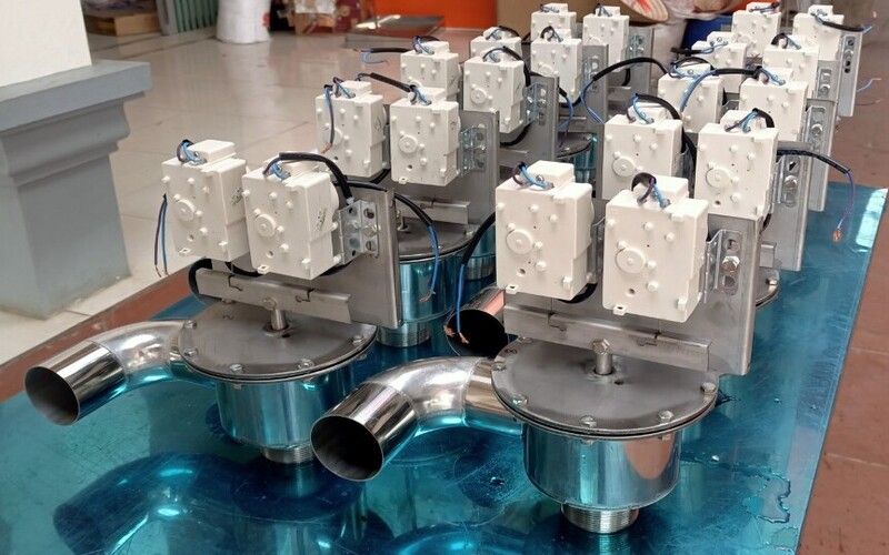 Bộ van xả đáy máy giặt công nghiệp
