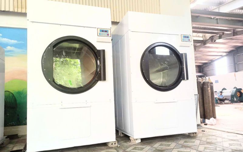 Máy sấy CN 80kg 1 pha-đốt nóng bằng ga