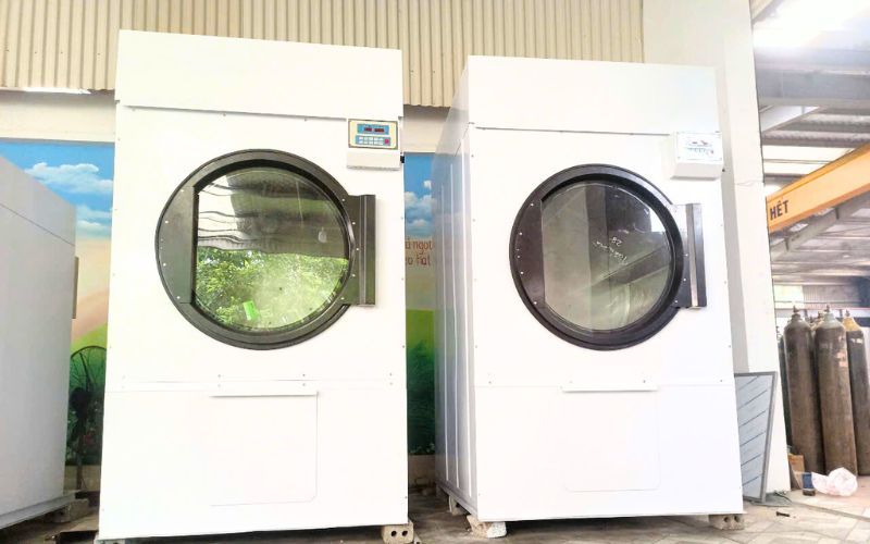 Máy sấy CN 80kg 1 pha-đốt nóng bằng ga