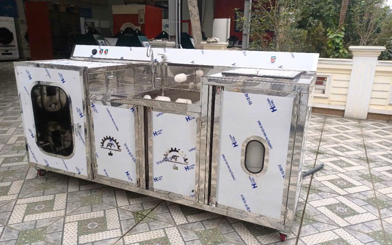 Máy giặt giầy, giặt mũ bảo hiểm máy vắt tách rời!