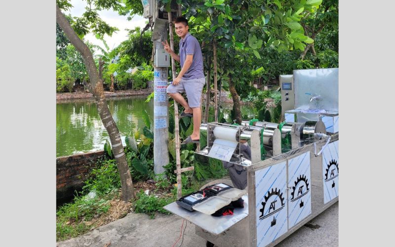Máy in chân tầng ong tự động