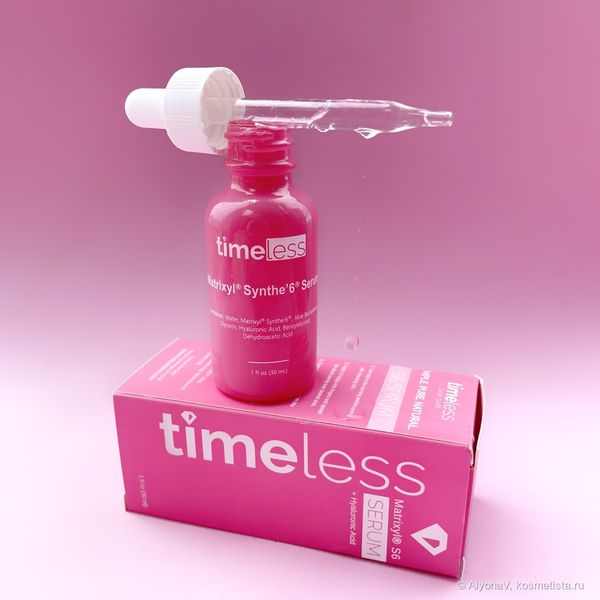 SERUM TIMELESS S6 GIẢM NHĂN, NÂNG CƠ (MÀU HỒNG NHẠT)