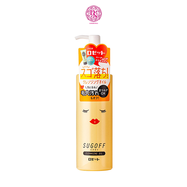 DẦU TẨY TRANG DƯỠNG ẨM ROSETTE SUGOFF CLEANSING OIL 200ML