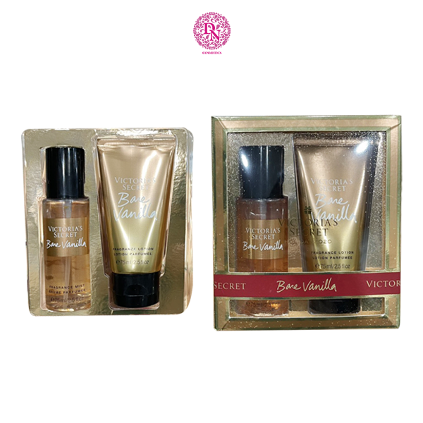 SET DƯỠNG THỂ BODY LOTION & XỊT THƠM BODY MIST VICTORIA'S SECRET AMBER ROMANCE