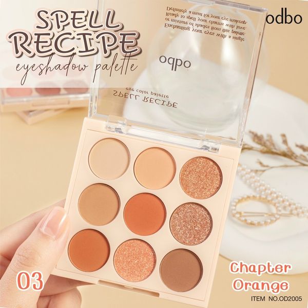 PHẤN MẮT 9 Ô SPELL RECIPE EYE COLOR PALETTE OD2005