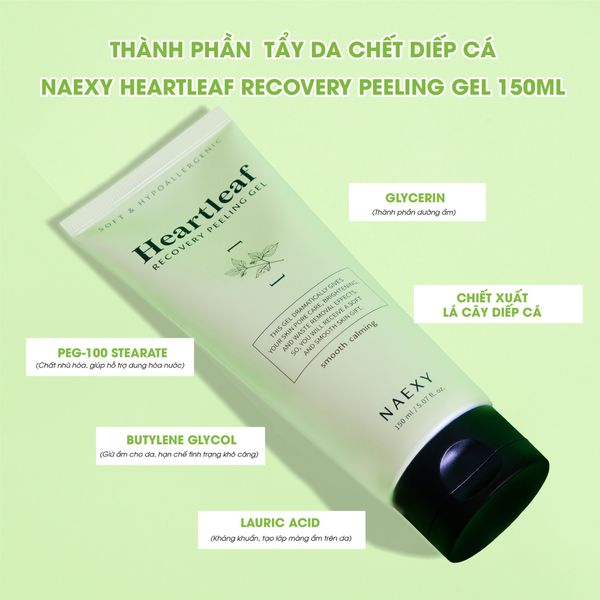 TẨY DA CHẾT NAEXY RECOVERY PEELING GEL 150ML