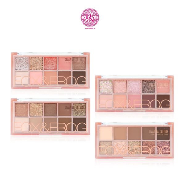 PHẤN MẮT SIVANNA COLORS EYESHADOW PALETTE FOX & FROG HF158