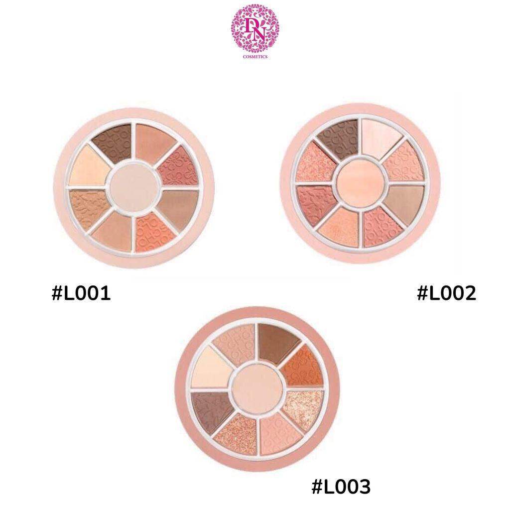 PHẤN MẮT 8 Ô COLOR SCHOOL VITALITY POCKET EYE SHADOW PLATE - HÌNH TRÒN