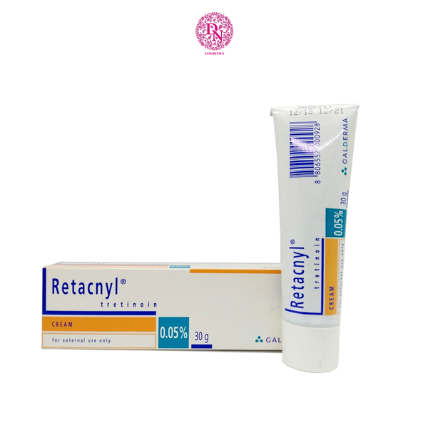 KEM TÁI TẠO TRẺ HOÁ HỖ TRỢ GIẢM MỤN RETACNYL TRETINOIN CREAM 0.025% 30G