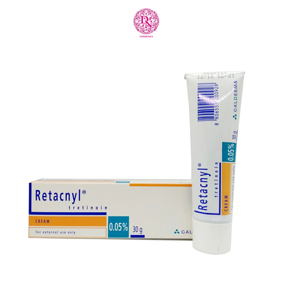 KEM TÁI TẠO TRẺ HOÁ HỖ TRỢ TRỊ MỤN RETACNYL TRETINOIN CREAM 0.025% 30G
