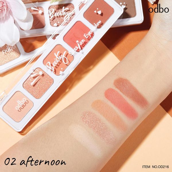 BẢNG PHẤN MẮT ODBO BEAUTY SESSION EYESHADOW OD216