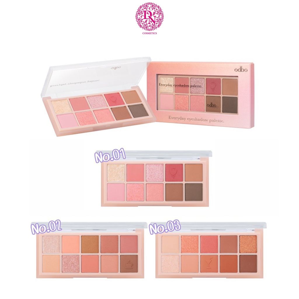 BẢNG PHẤN MẮT 10 Ô EVERYDAY EYESHADOW PALETTE OD2011