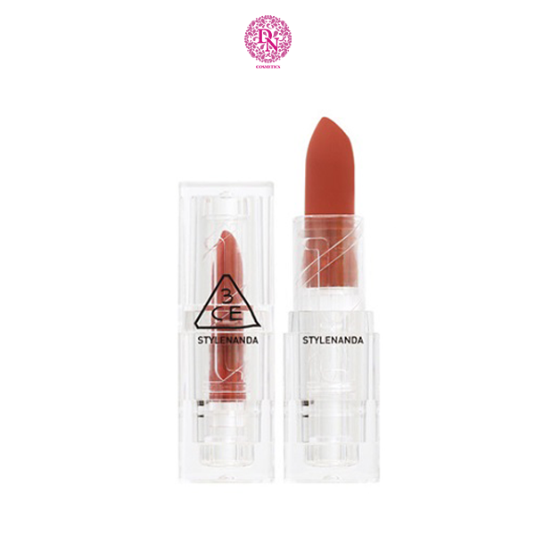 SON THỎI 3CE SOFT MATTE LIPSTICK CLEAR LAYER EDITION VỎ TRONG