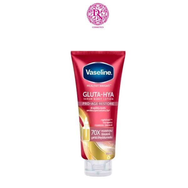 SỮA DƯỠNG THỂ 70X VASELINE GLUTA - HYA SERUM BURST LOTION 300ML