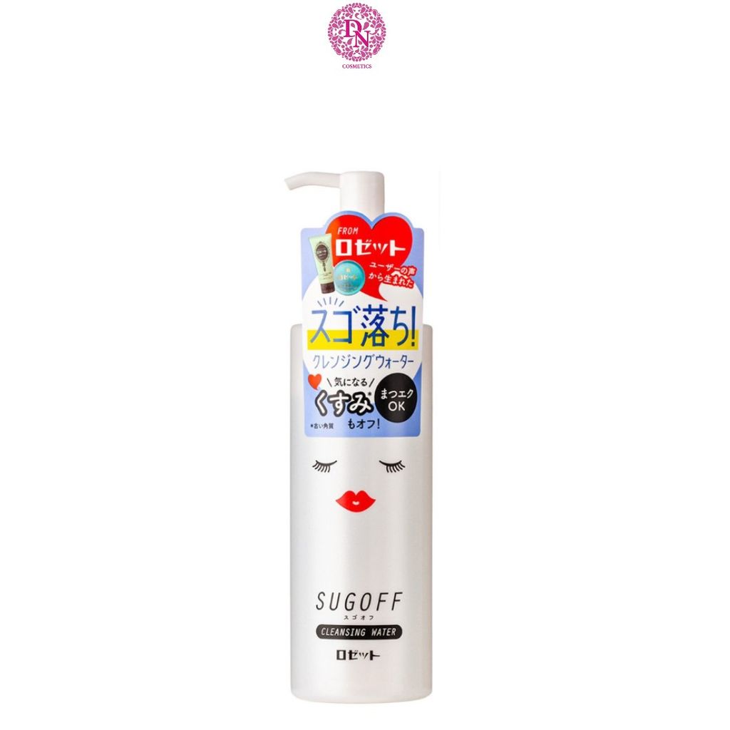 NƯỚC TẨY TRANG 3IN1 ROSETTE SUGOFF CLEANSING WATER 200ML