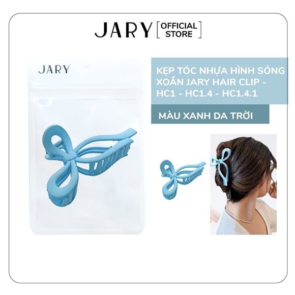 KẸP TÓC NƠ NHỰA 11CM JARY HAIR CLIP - HC1 - HC1.3